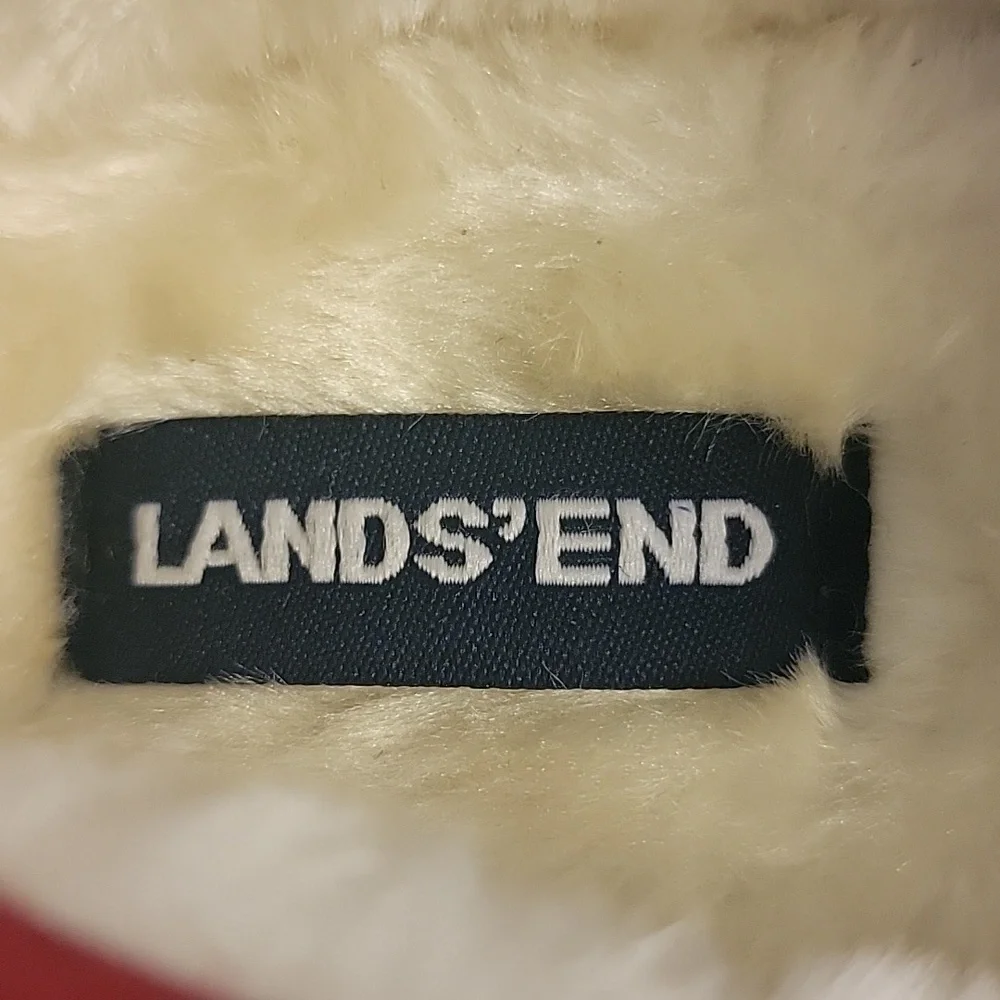 Lands' End Childrens Slip On Slippers Size 4